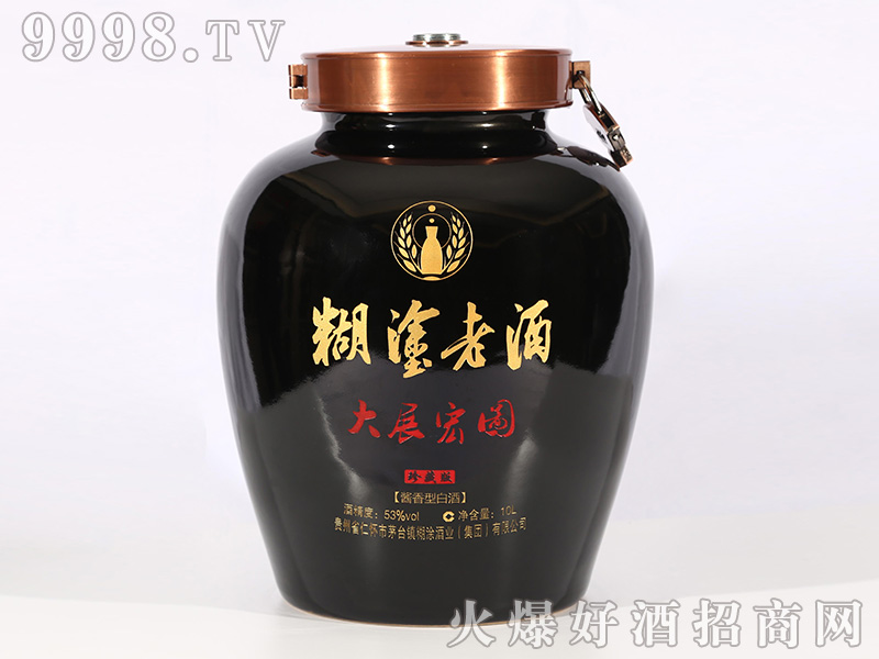 ��Ϳ�Ͼơ���չ��D�u���Ͱ׾ơ�53��10L��